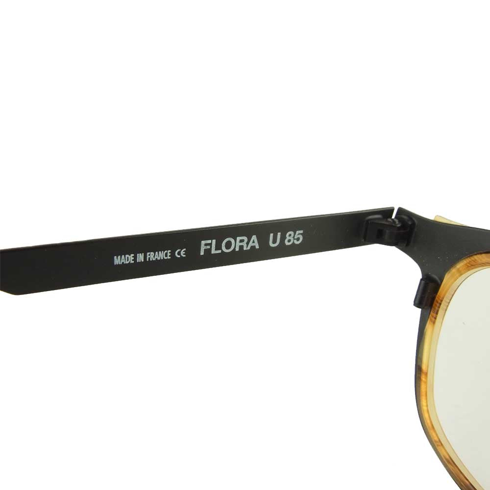 アンバレンタイン FLORA フローラ 度入り 眼鏡 ブラウン系【中古】