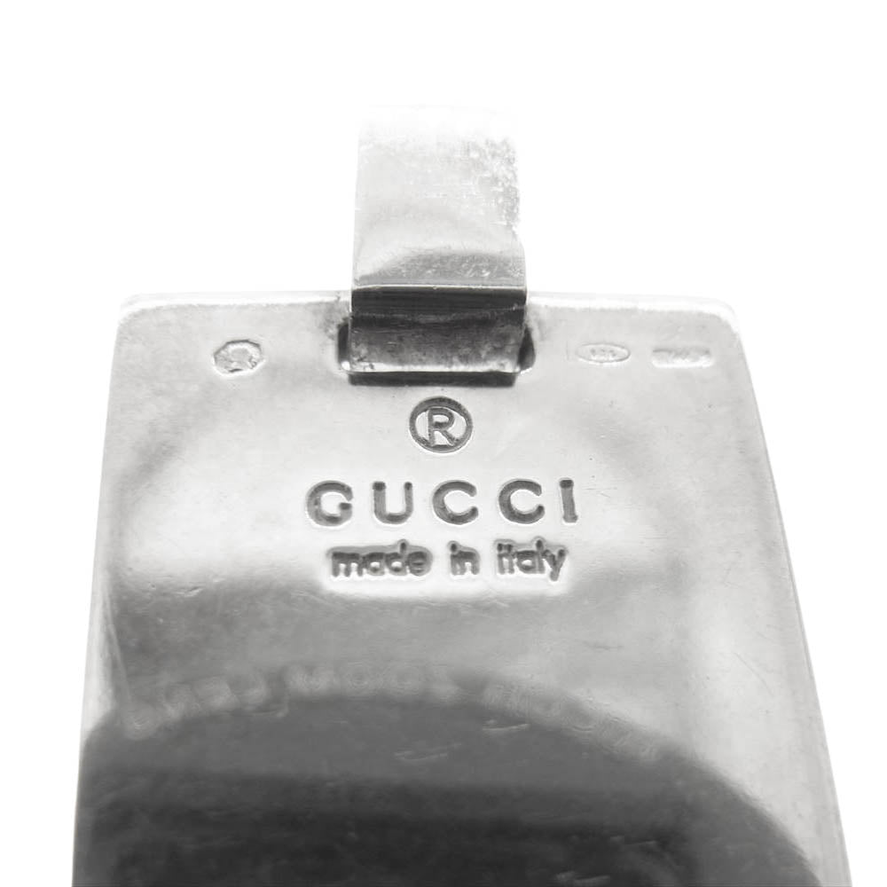 GUCCI グッチ アクエリアス 水瓶座 プレート ペンダントトップ シルバー系【中古】