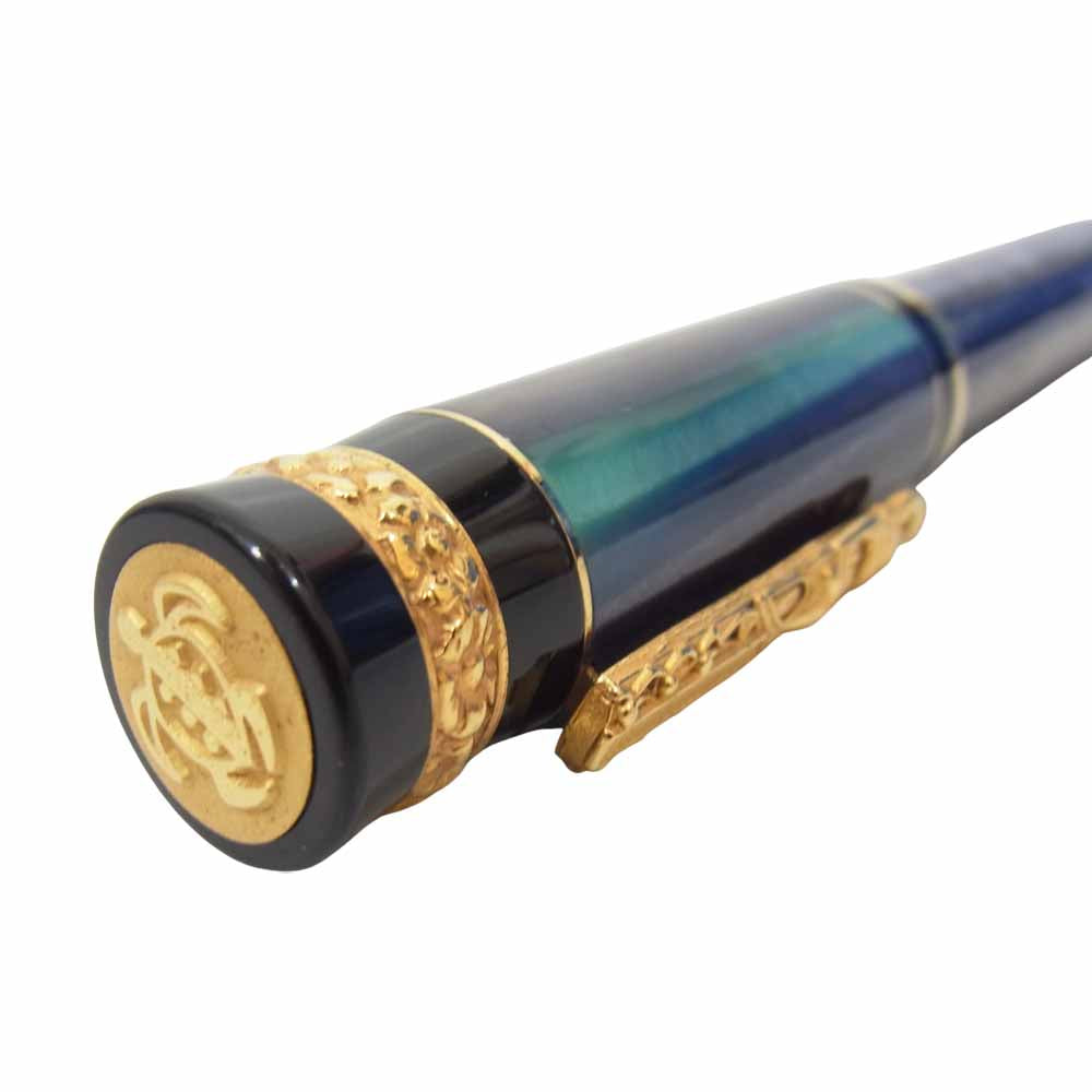 デルタ EDIZIONE 2012 ペン先18K KANAKA MAOLI SPECIAL LIMITED EDITION 万年筆 インク付属 ブルー系【中古】