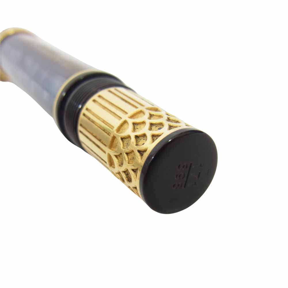 デルタ EDIZIONE 2012 ペン先18K KANAKA MAOLI SPECIAL LIMITED EDITION 万年筆 インク付属 ブルー系【中古】