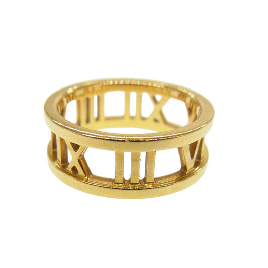 TIFFANY&Co. ティファニー K18YG アトラス オープン リング ゴールド系【中古】