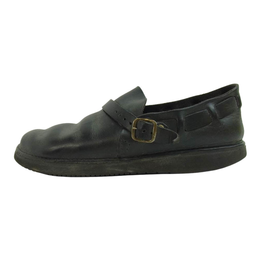 オーロラシューズ Middle English ミドルイングリッシュ レザー シューズ ブラック系 7.5Ｄ【中古】