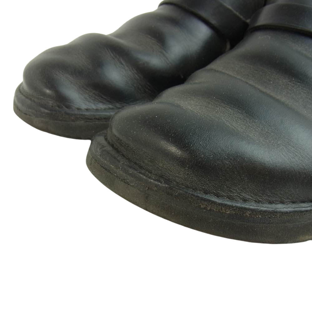 オーロラシューズ Middle English ミドルイングリッシュ レザー シューズ ブラック系 7.5Ｄ【中古】