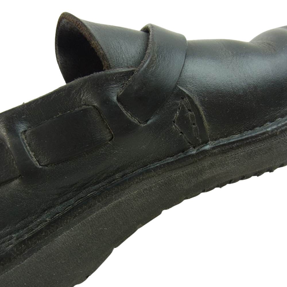 オーロラシューズ Middle English ミドルイングリッシュ レザー シューズ ブラック系 7.5Ｄ【中古】