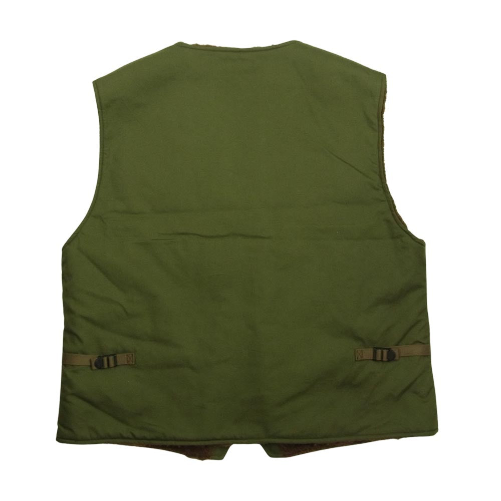 FREEWHEELERS フリーホイーラーズ 2131010 LIBERATOR WINTER ALPAKA LINING VEST リベレーター アルパカ ライニング ベスト オリーブ系 42【新古品】【未使用】【中古】