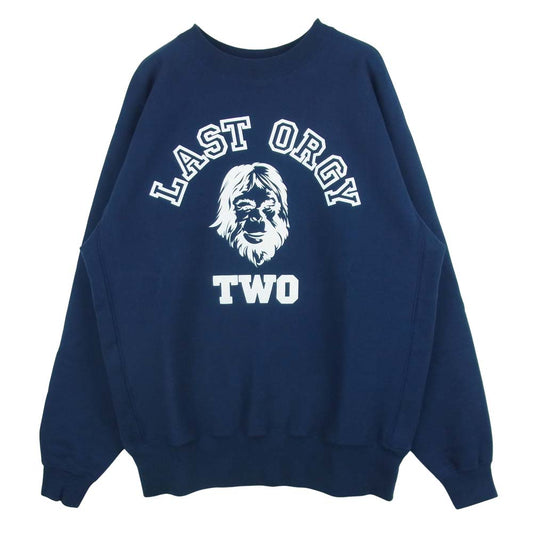 HUMAN MADE ヒューマンメイド XX23CS006NY3 UNDERCOVER LAST ORGY 2 アンダーカバー ラストオージー2 スウェット ネイビー系 L【美品】【中古】