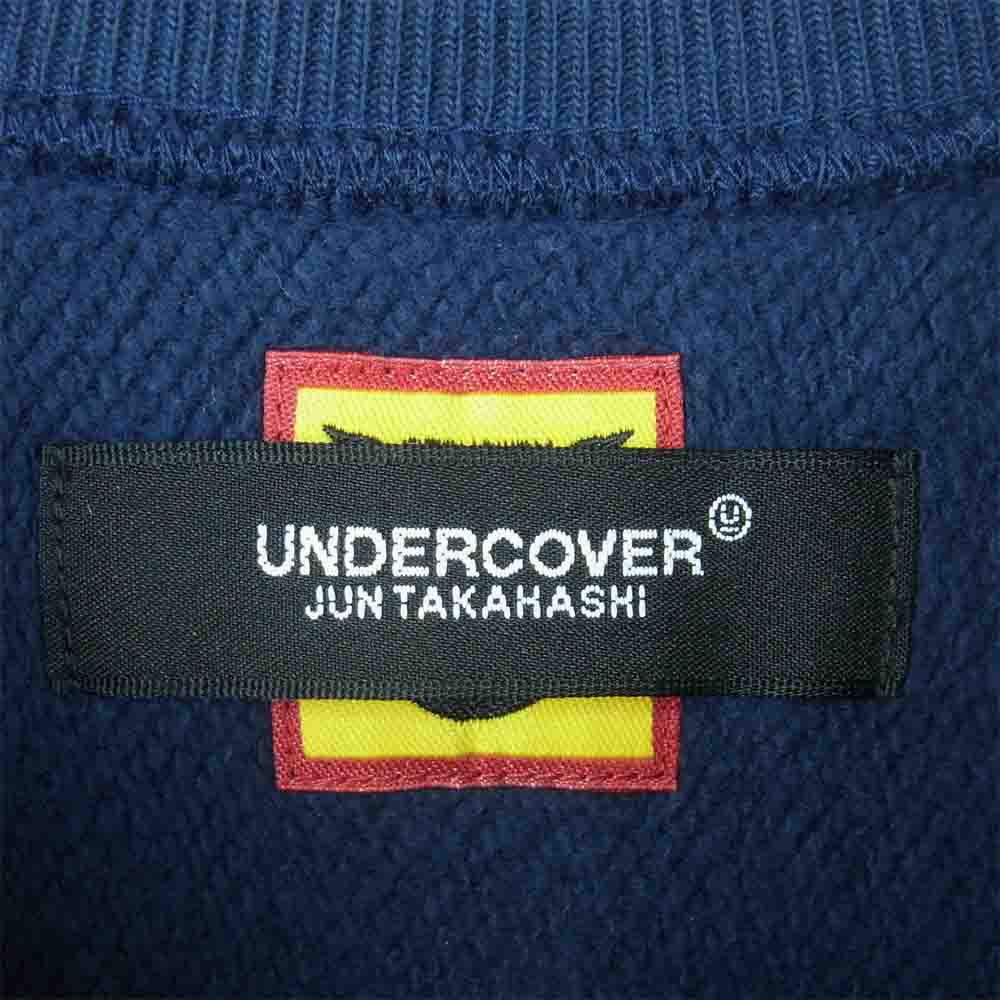 HUMAN MADE ヒューマンメイド XX23CS006NY3 UNDERCOVER LAST ORGY 2 アンダーカバー ラストオージー2 スウェット ネイビー系 L【美品】【中古】