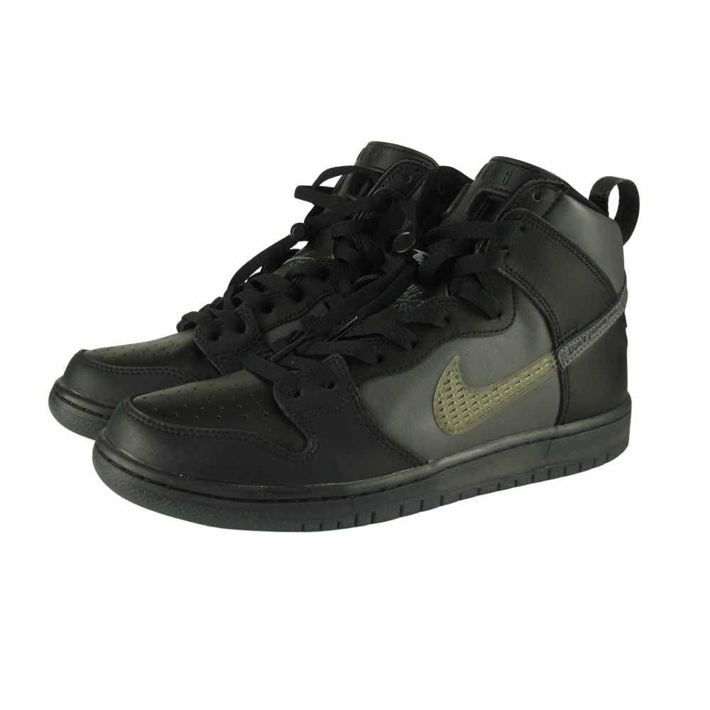 NIKE ナイキ BV1052-001 SB × FORTY PERCENTS AGAINST RIGHTS フォーティーパーセント アゲインストライツ DUNK HIGH PRO QS FPAR ダンク ハイ プロ ブラック系 27.5㎝【美品】【中古】