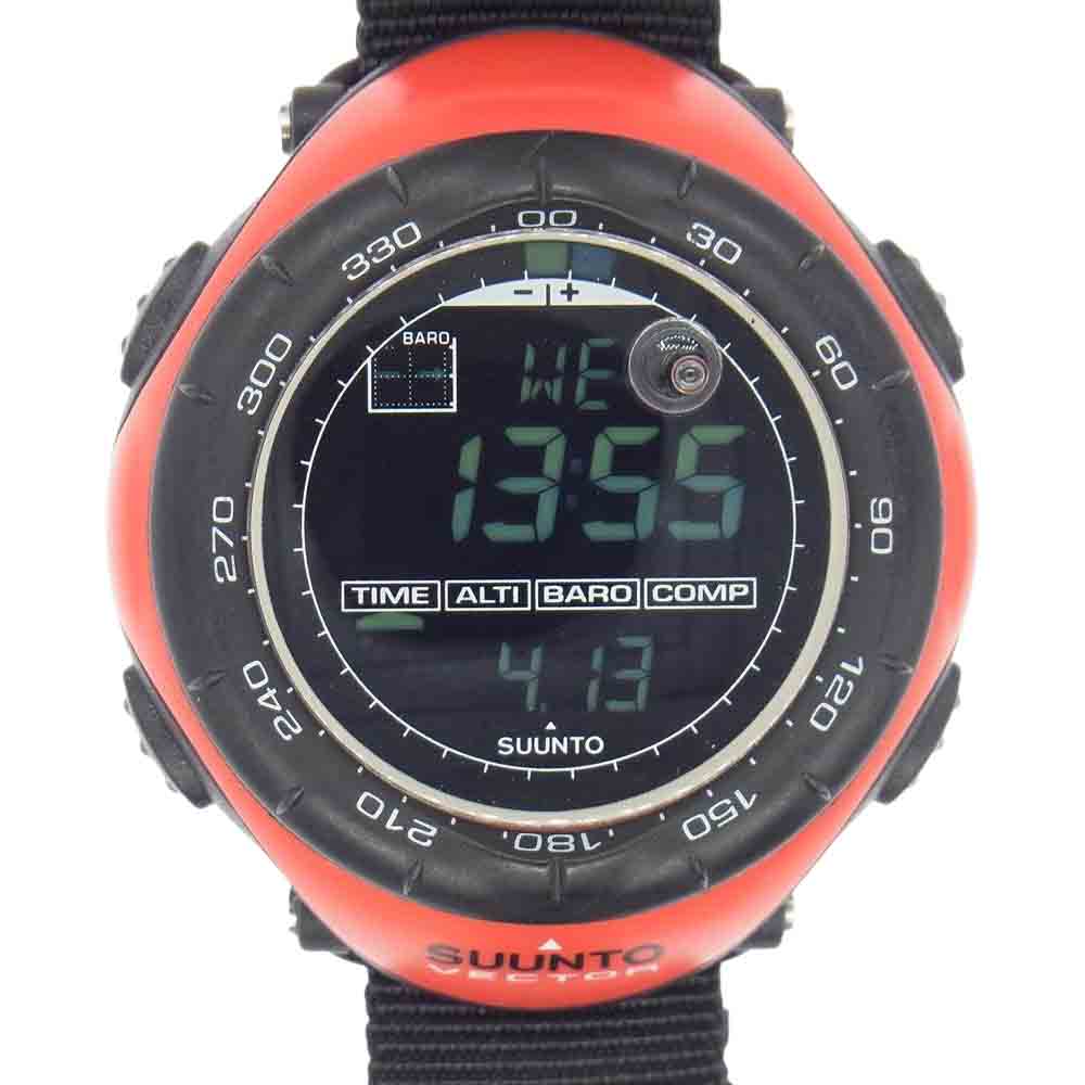 SUUNTO スント SS011516400 VECTOR RED ベクター レッド レッド系 ブラック系【極上美品】【中古】