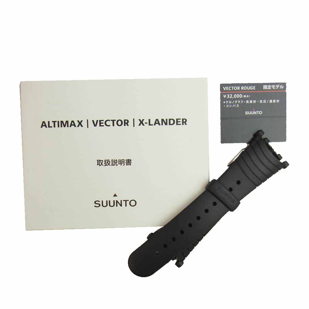 SUUNTO スント SS011516400 VECTOR RED ベクター レッド レッド系 ブラック系【極上美品】【中古】