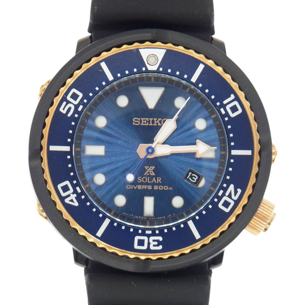 SEIKO セイコー PROSPEX SBDN026 Diver Scuba Solar Limited Edition Produced by LOWERCASE プロスペックス ブラック系【極上美品】【中古】