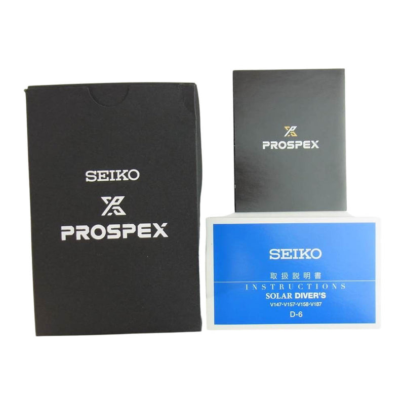 SEIKO セイコー PROSPEX SBDN026 Diver Scuba Solar Limited Edition Produced by LOWERCASE プロスペックス ブラック系【極上美品】【中古】