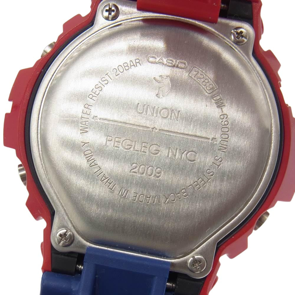 G-SHOCK ジーショック × UNION × PEGLEG NYC DW-6900UN-4JR ユニオン ペグレグ 星条旗カラー【極上美品】【中古】