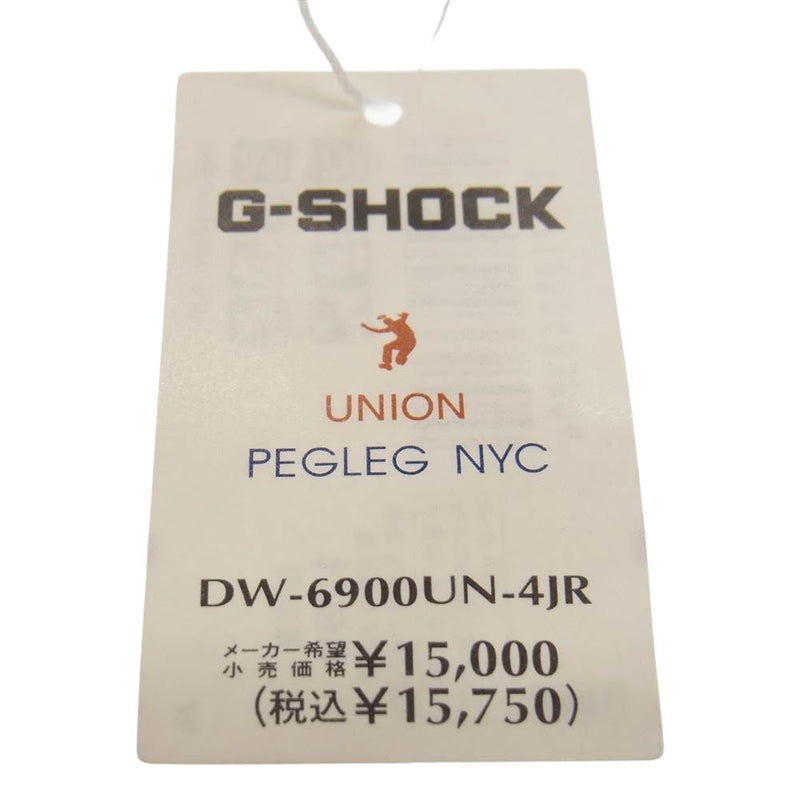 G-SHOCK ジーショック × UNION × PEGLEG NYC DW-6900UN-4JR ユニオン ペグレグ 星条旗カラー【極上美品】【中古】