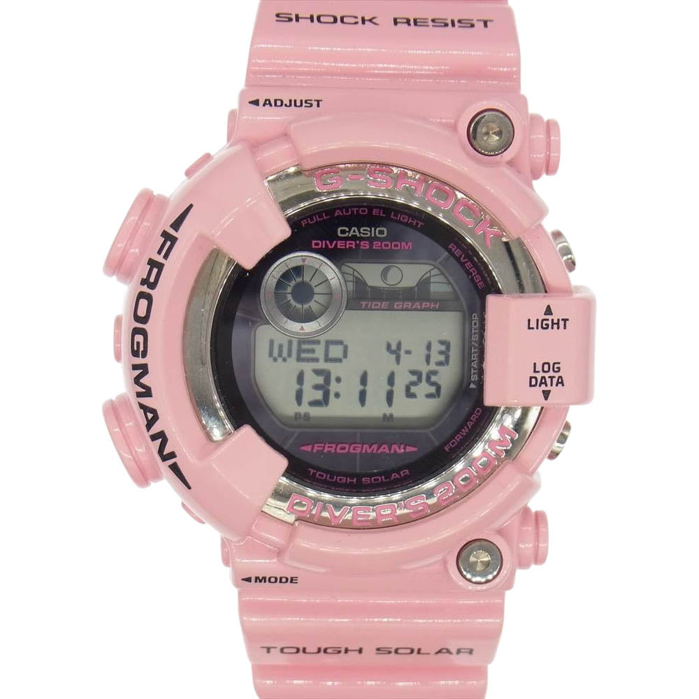 G-SHOCK ジーショック GF-8250K-4JR FROGMAN フロッグマン Love The Sea And The Earth 2014 イルクジ ピンク系【極上美品】【中古】