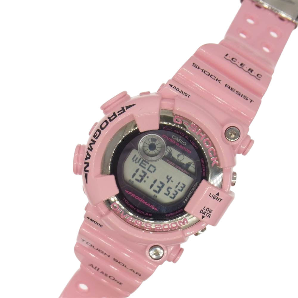 G-SHOCK ジーショック GF-8250K-4JR FROGMAN フロッグマン Love The Sea And The Earth 2014 イルクジ ピンク系【極上美品】【中古】