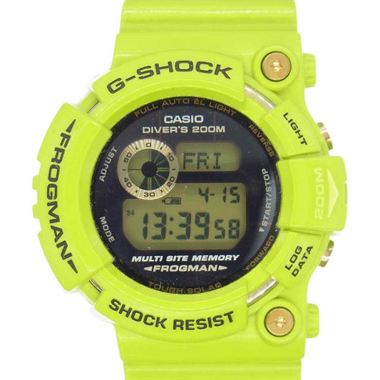 G-SHOCK ジーショック GW-200F-3JR FROGMAN フロッグマン 雨蛙 Love The Sea And The Earth 2009 ライトグリーン系【極上美品】【中古】