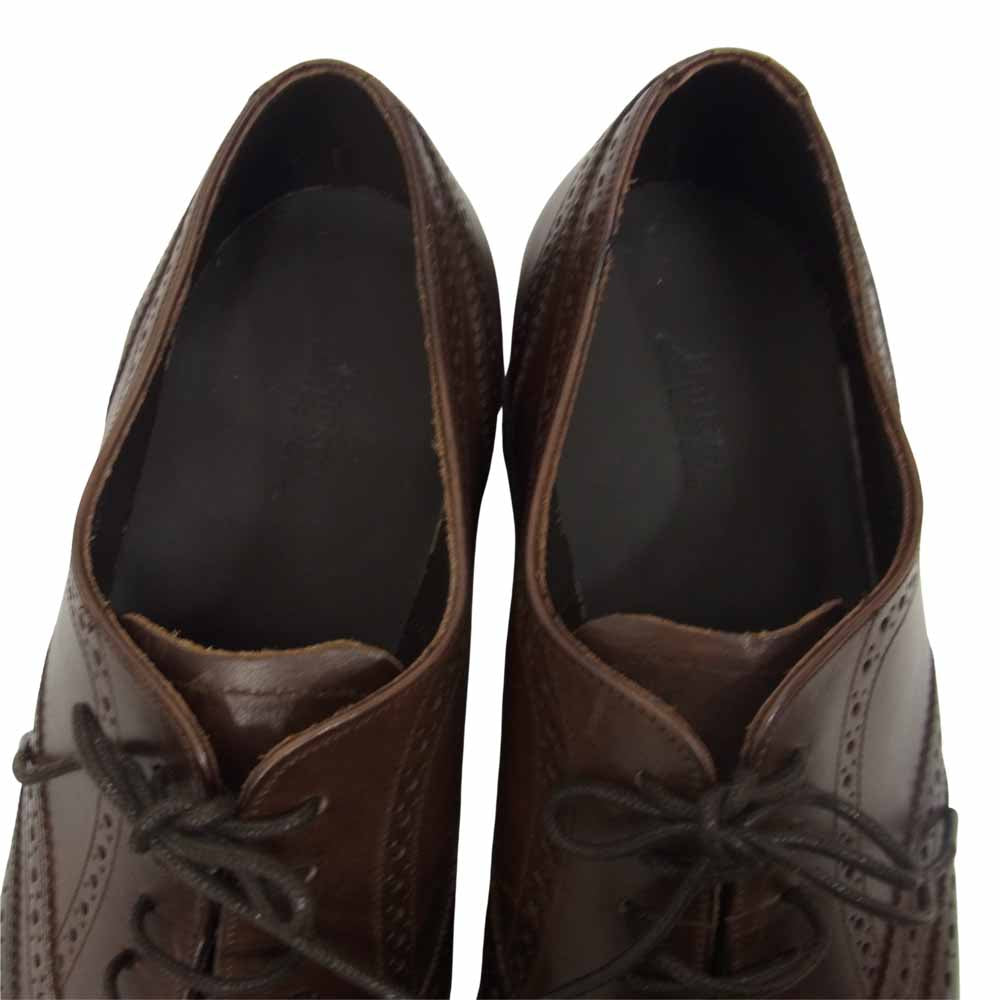 バーカー 4276FW14 CAP OXFORD BROGUE キャップ オックスフォード ブローグ レザー ビジネス シューズ ブラウン系 8【極上美品】【中古】
