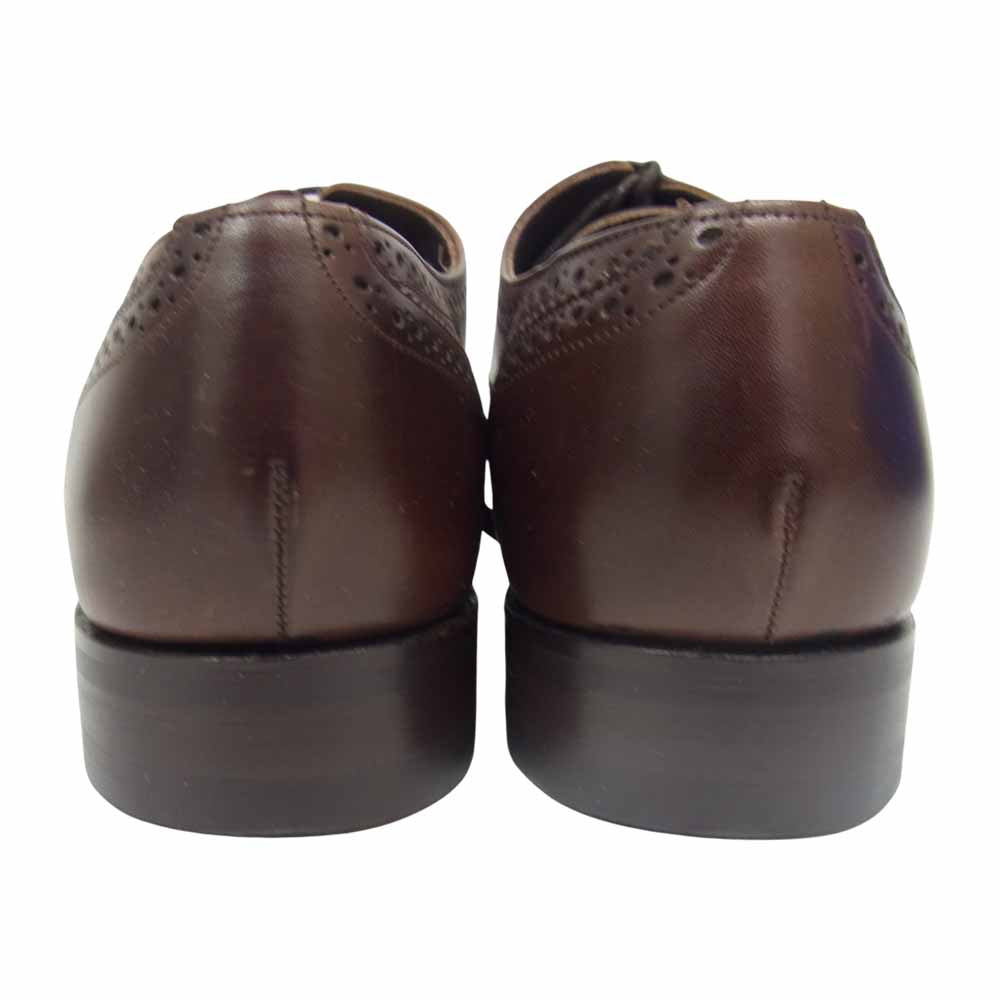 バーカー 4276FW14 CAP OXFORD BROGUE フルブローグ カーフ ウイングチップ ダイナイトソール ビジネスシューズ ブラウン系 6 1/2【極上美品】【中古】