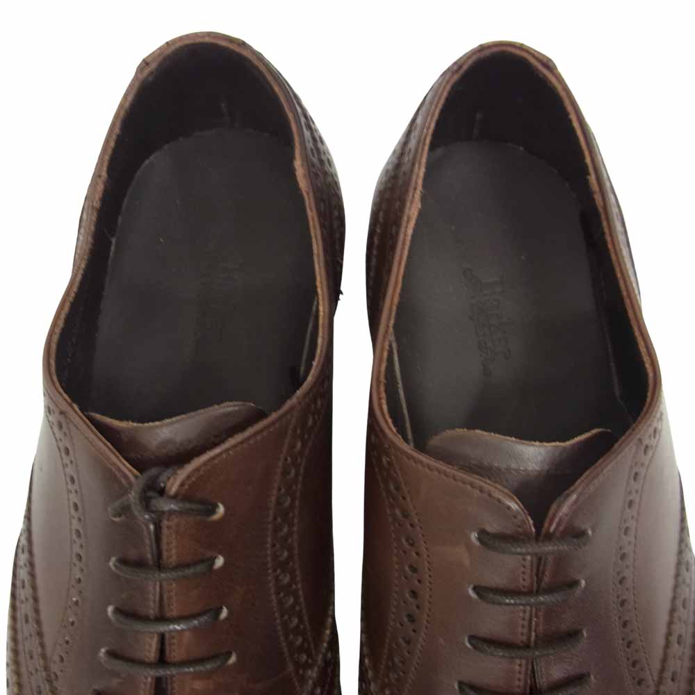 バーカー 4276FW14 CAP OXFORD BROGUE フルブローグ カーフ ウイングチップ ダイナイトソール ビジネスシューズ ブラウン系 6 1/2【極上美品】【中古】