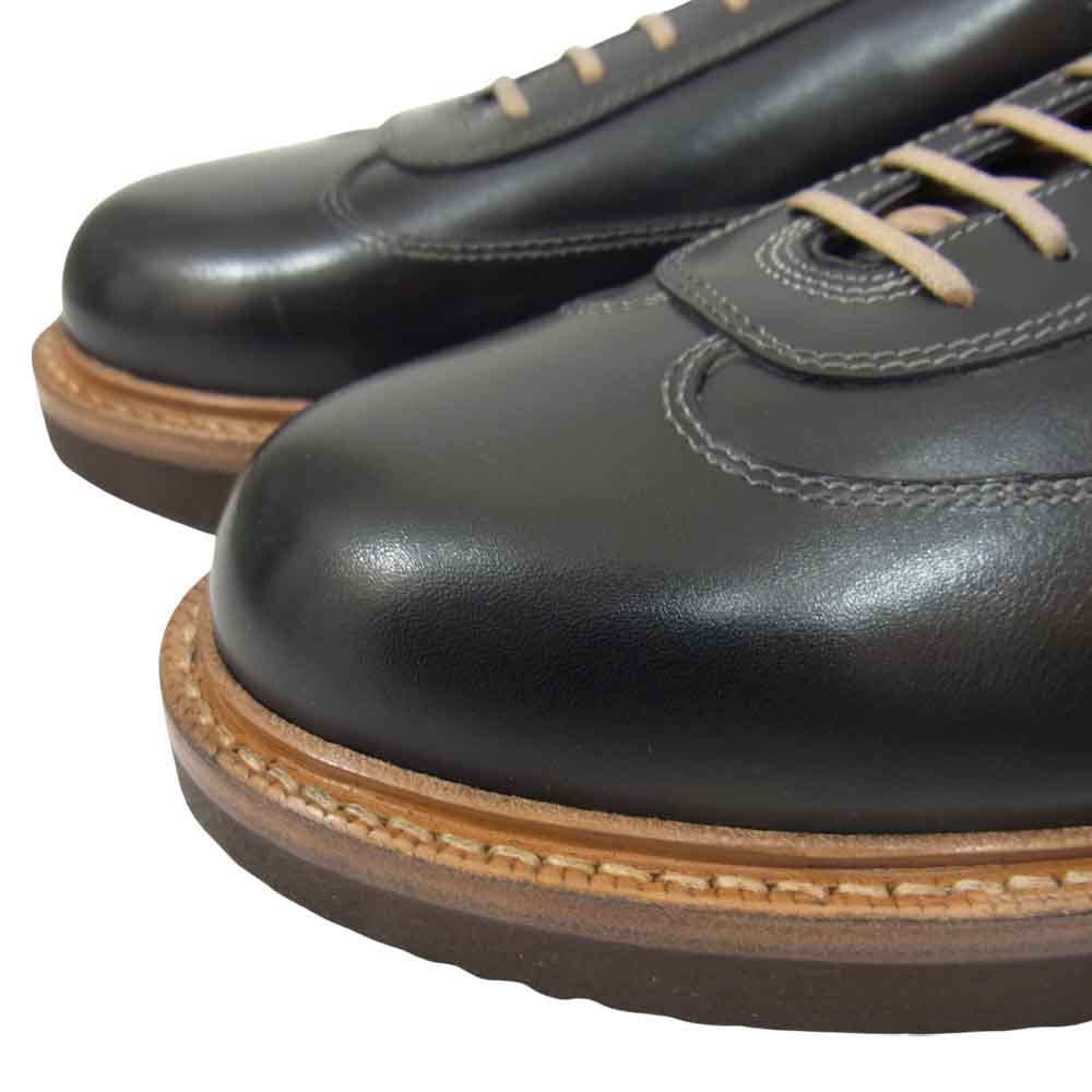 JALAN SRIWIJAYA ジャランスリウァヤ 210306 INTELLIGENCE SHOES インテリジェンス レザー シューズ 6.5 ブラック系 6 1/2【極上美品】【中古】