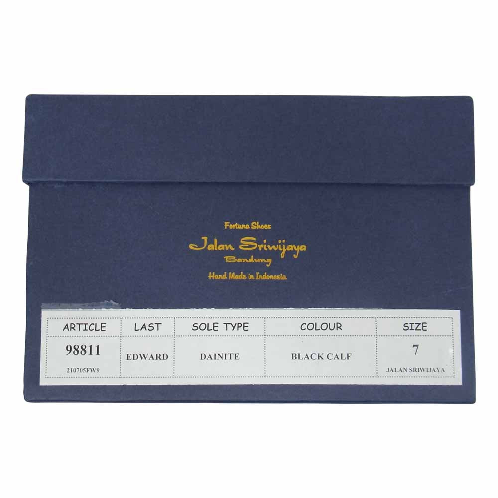 JALAN SRIWIJAYA ジャランスリウァヤ 98811 EDWARD エドワード ダイナイトソール タッセル ローファー UK7 ブラック系 7【極上美品】【中古】