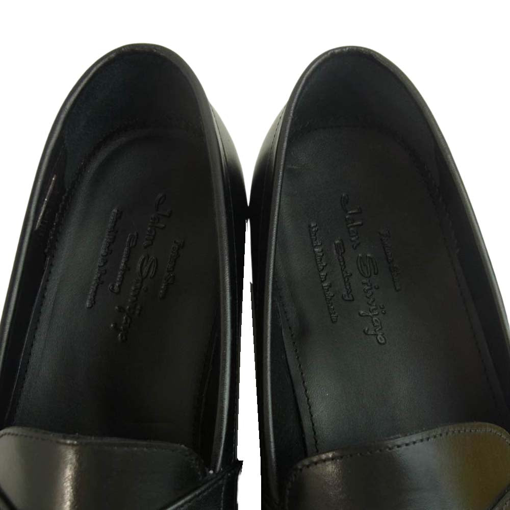 JALAN SRIWIJAYA ジャランスリウァヤ 98976 レザーソール ニュービット ローファー ブラック系 7.5【極上美品】【中古】