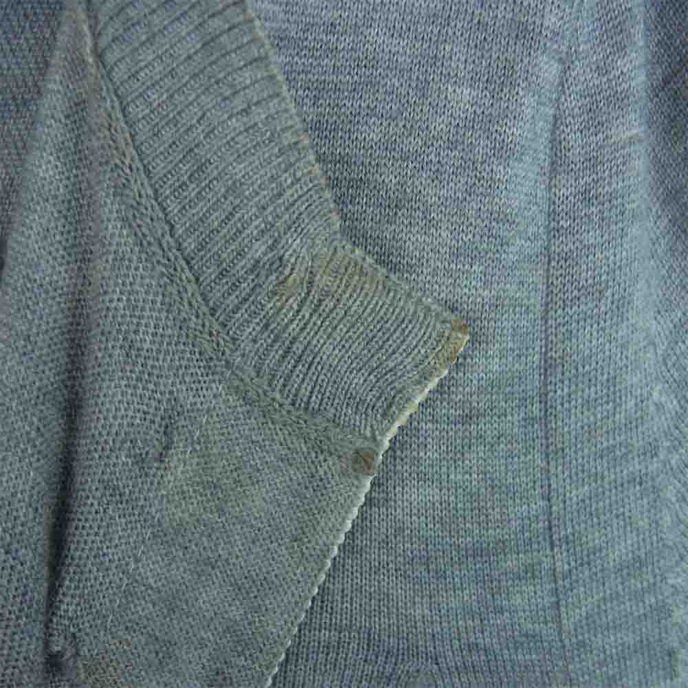 Sacai サカイ 14AW 14AWLU832 LUCK ラック バックフレア ドッキング カーディガン ウール 中国製 グレー系 1【中古】