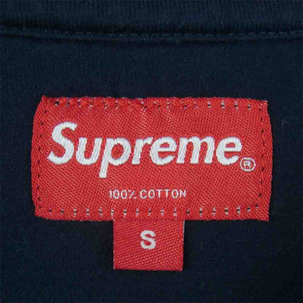 Supreme シュプリーム 19SS Qualite Tee カリテ ロゴ 半袖 Tシャツ コットン 中国製 ネイビー系 S【中古】