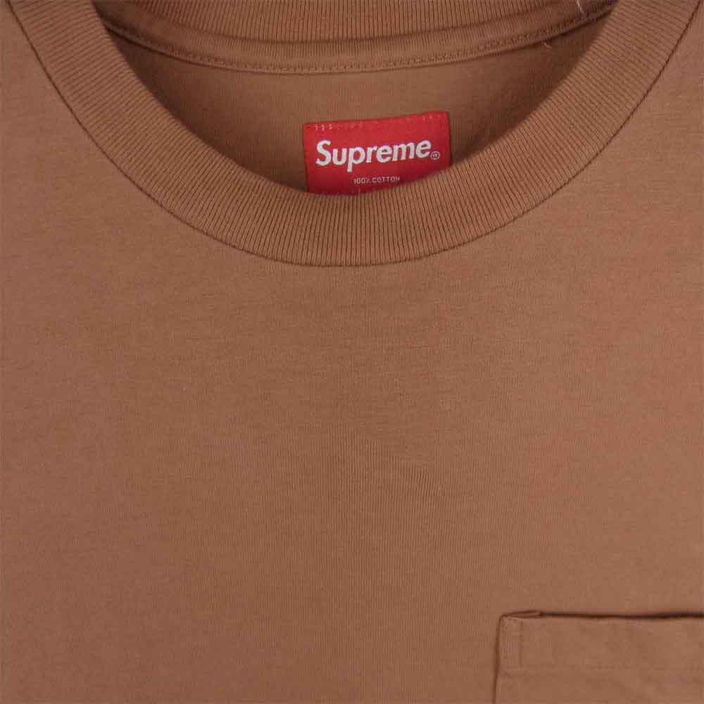 Supreme シュプリーム 21SS Vampire Boy L/S Tee ヴァンパイア ボーイ 長袖 Tシャツ コットン 中国製 ブラウン系 S【中古】