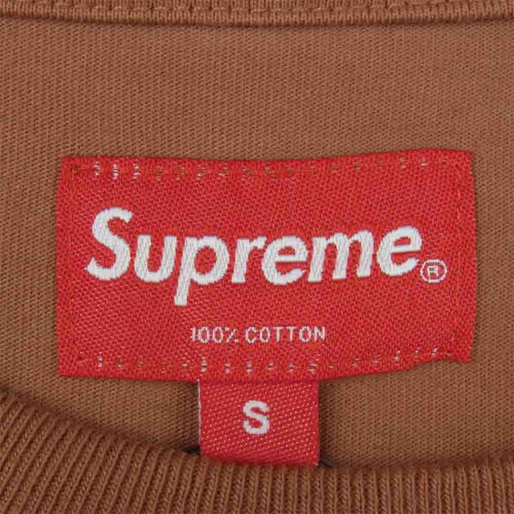 Supreme シュプリーム 21SS Vampire Boy L/S Tee ヴァンパイア ボーイ 長袖 Tシャツ コットン 中国製 ブラウン系 S【中古】