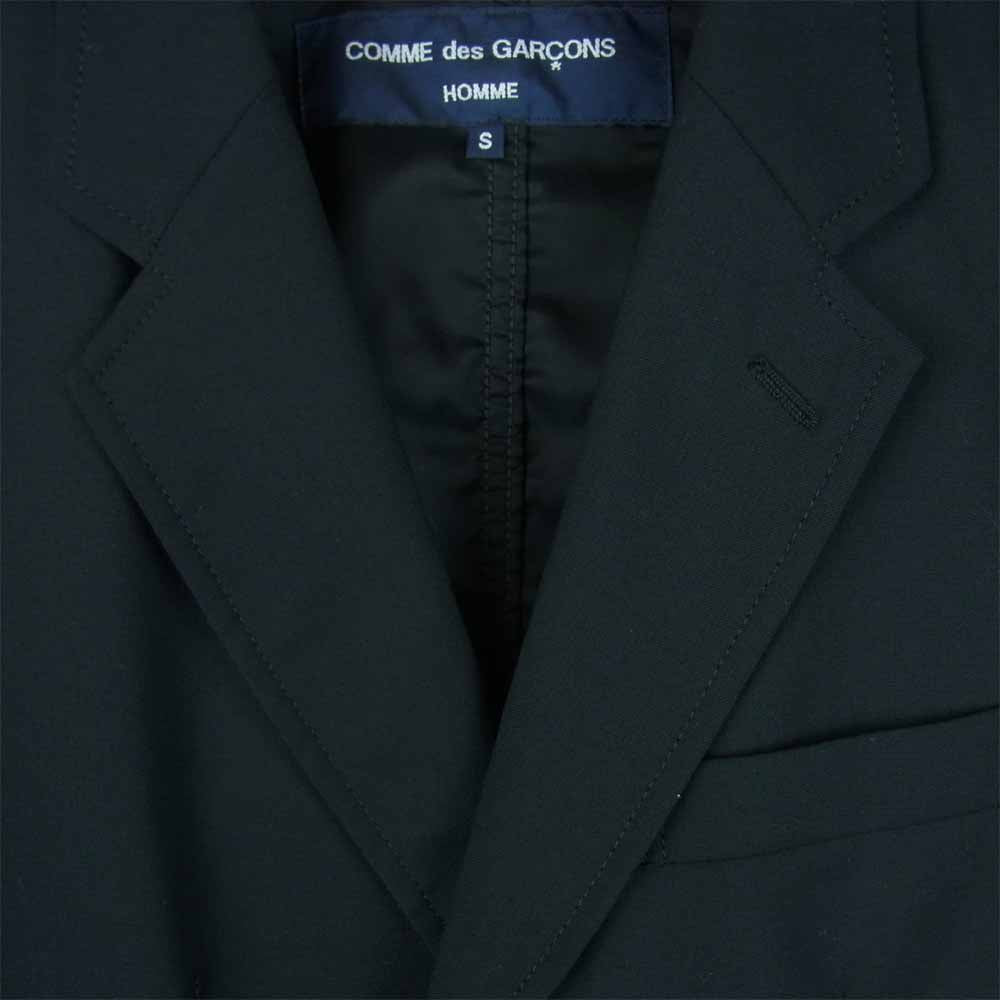 COMME des GARCONS コムデギャルソン HS-J101 HOMME オム AD2016 16AW ウールトロ パッカリング テーラード ジャケット ブラック系 S【中古】