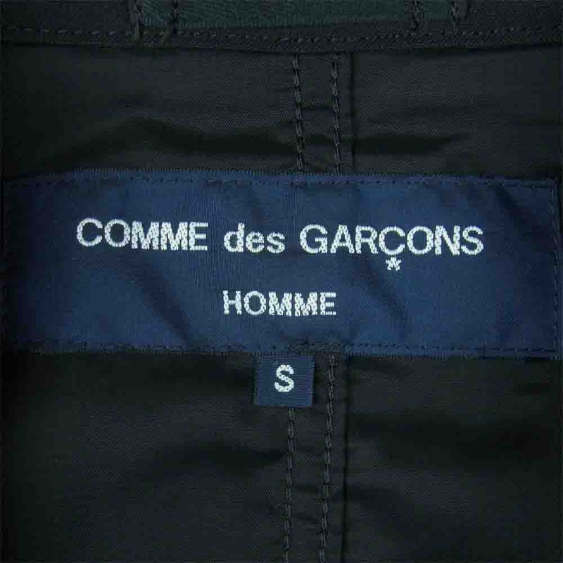 COMME des GARCONS コムデギャルソン HS-J101 HOMME オム AD2016 16AW ウールトロ パッカリング テーラード ジャケット ブラック系 S【中古】