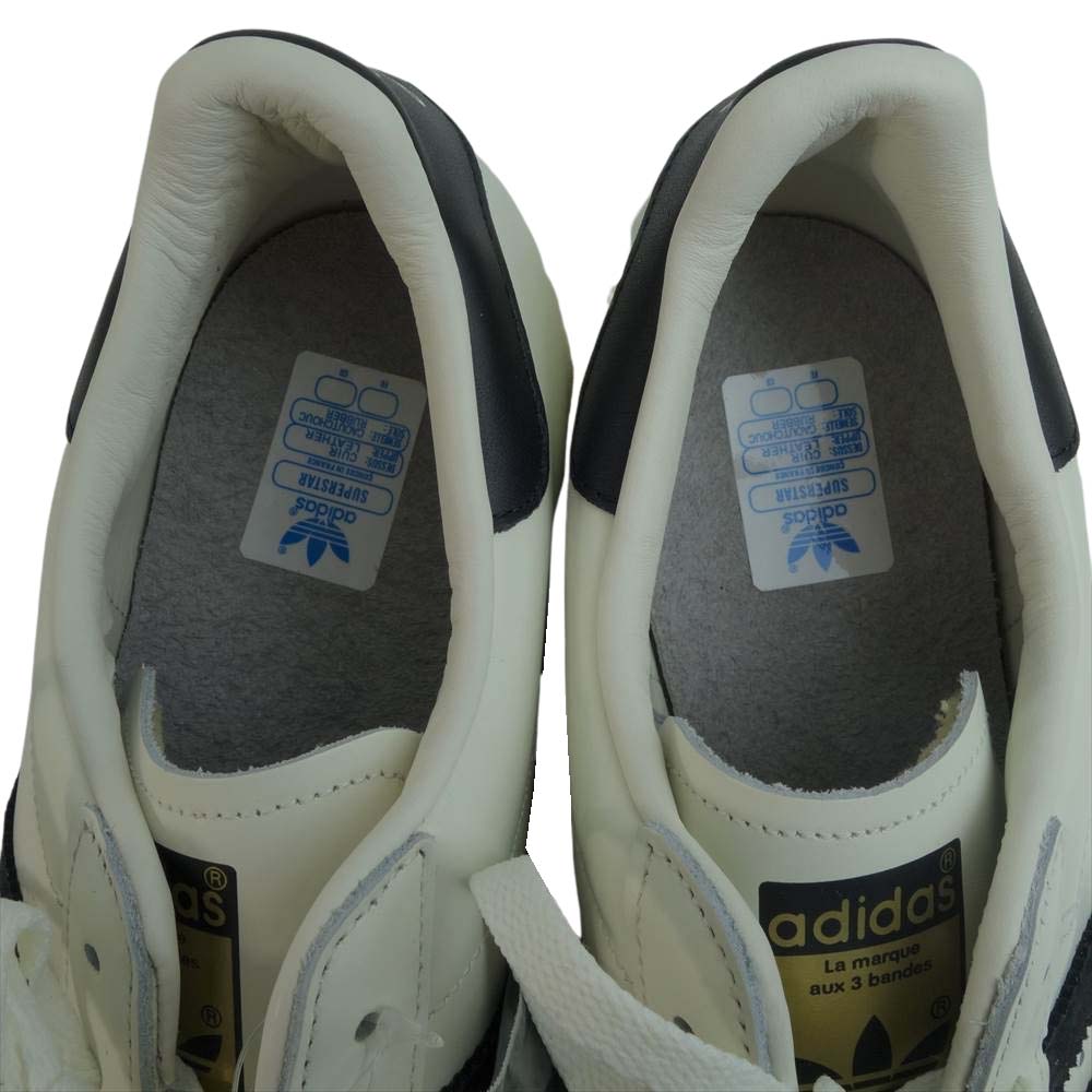 adidas アディダス B25963 オリジナルス SUPERSTAR 80s VINTAGE DX スーパースター80s デラックス スニーカー ホワイト系 29cm【新古品】【未使用】【中古】