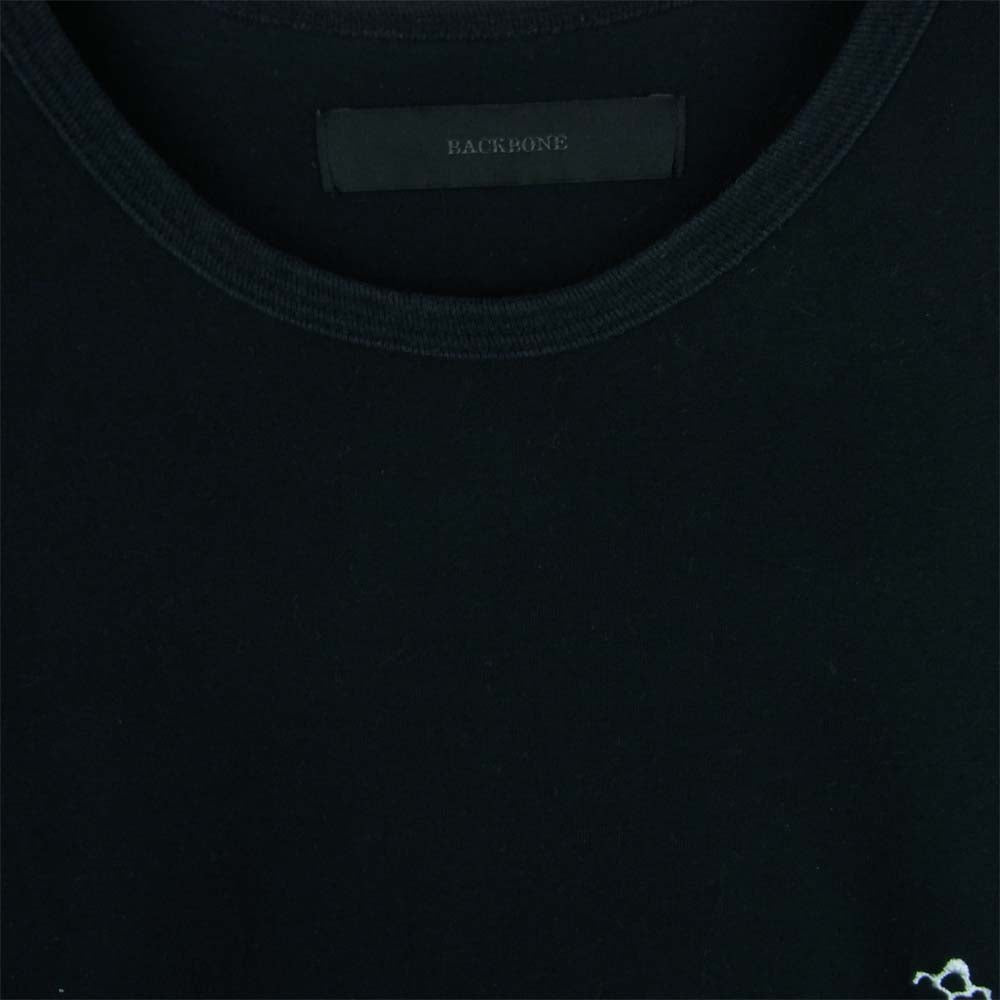 BACKBONE バックボーン 18SS 18SS-C100 YEAR OF THE CERBERUS PRINT T-SHIRT ケルベロス プリント 半袖 Tシャツ ブラック系 M【中古】