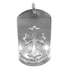 CHROME HEARTS クロムハーツ（原本無） DOGTAG LRG TNY CRS タイニー クロス ラージ ドッグタグ シルバー系【中古】