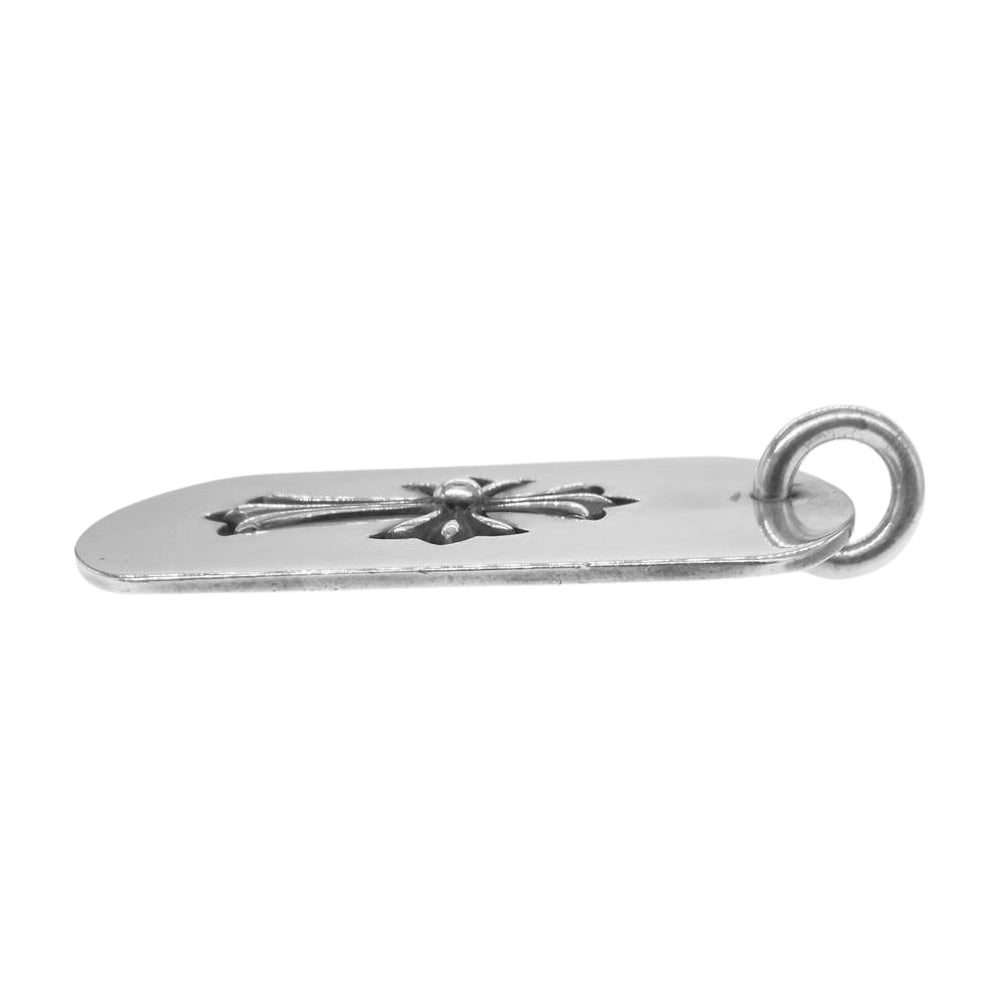 CHROME HEARTS クロムハーツ（原本無） DOGTAG LRG TNY CRS タイニー クロス ラージ ドッグタグ シルバー系【中古】