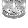 CHROME HEARTS クロムハーツ（原本無） DOGTAG LRG TNY CRS タイニー クロス ラージ ドッグタグ シルバー系【中古】