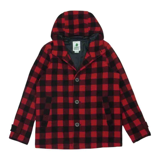 SIERRA DESIGNS シエラデザイン MILL VALLEY WOOL JACKET ミルバレー ウール ジャケット バッファロー チェック ジャケット レッド系 ブラック系 S【美品】【中古】