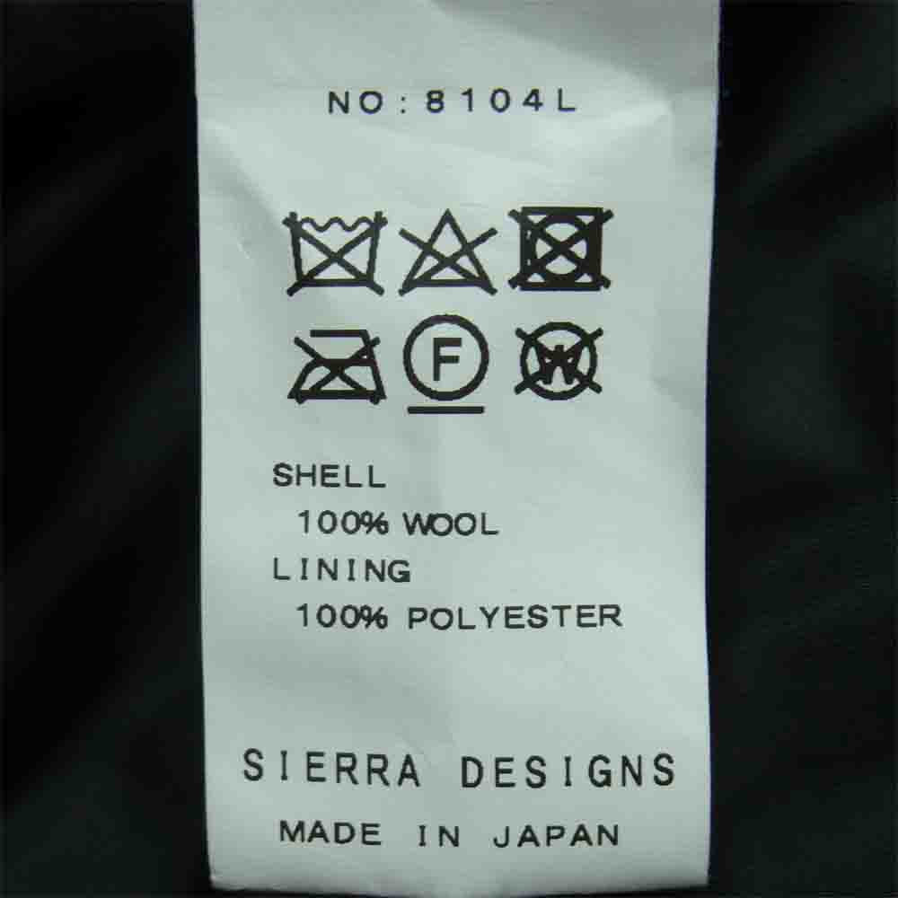 SIERRA DESIGNS シエラデザイン MILL VALLEY WOOL JACKET ミルバレー ウール ジャケット バッファロー チェック ジャケット レッド系 ブラック系 S【美品】【中古】