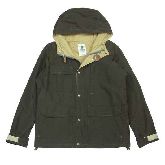 SIERRA DESIGNS シエラデザイン 8001L USA製 60/40 SHORT PARKA ショート マウンテン パーカー ジャケット カーキ系 XS【美品】【中古】