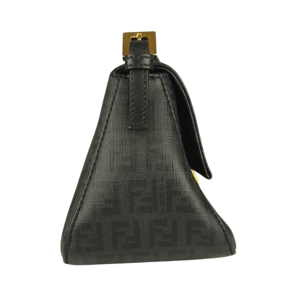 FENDI フェンディ MINI MAMMA マンマ ズッキーノ ミニ バッグ ブラック系【中古】