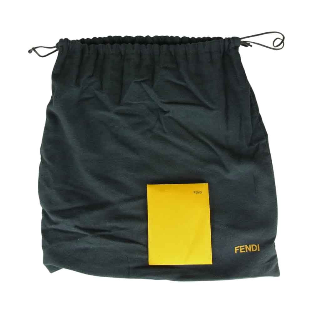 FENDI フェンディ MINI MAMMA マンマ ズッキーノ ミニ バッグ ブラック系【中古】
