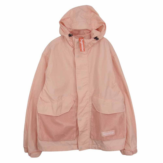 Supreme シュプリーム 未使用品 21SS Mesh Pocket Cargo Jacket メッシュ ポケット カーゴ ジャケット ピンク系 S【極上美品】【中古】