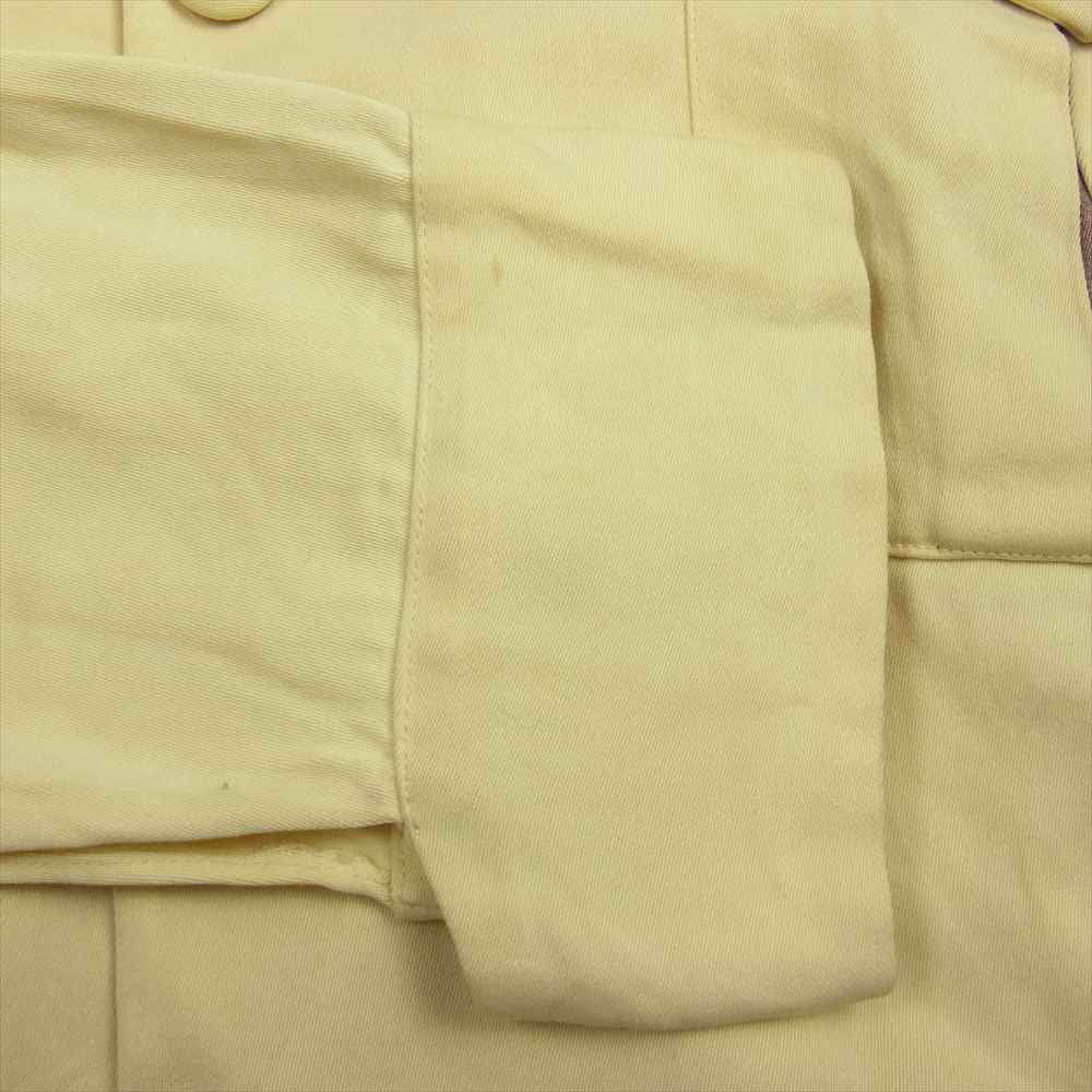 ヴィンテージ ビンテージ 50s リブ オープンカラー シャツ ベージュ系 M【中古】