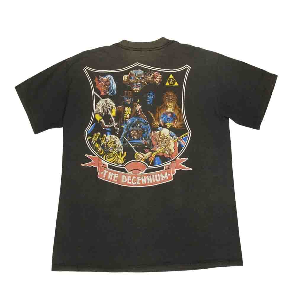 アイアン メイデン ヴィンテージ 90s 1990 ツアーTシャツ ロックTシャツ バンドTシャツ ブラック系【中古】