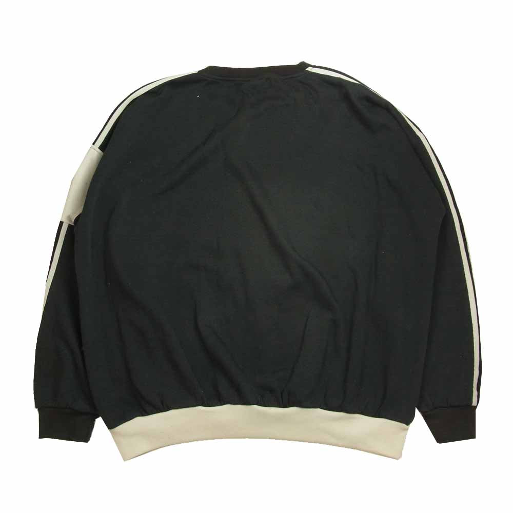adidas アディダス ヴィンテージ 80s 90s 銀タグ クルー スウェット ブラック系【中古】