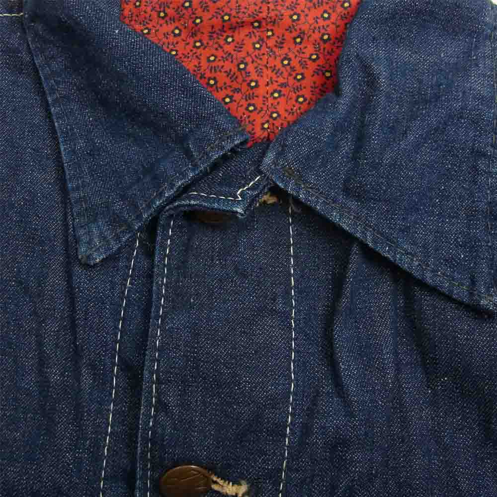 レッドボール ヴィンテージ 50s 60s 裏地総柄 カバーオール ジャケット インディゴブルー系【中古】