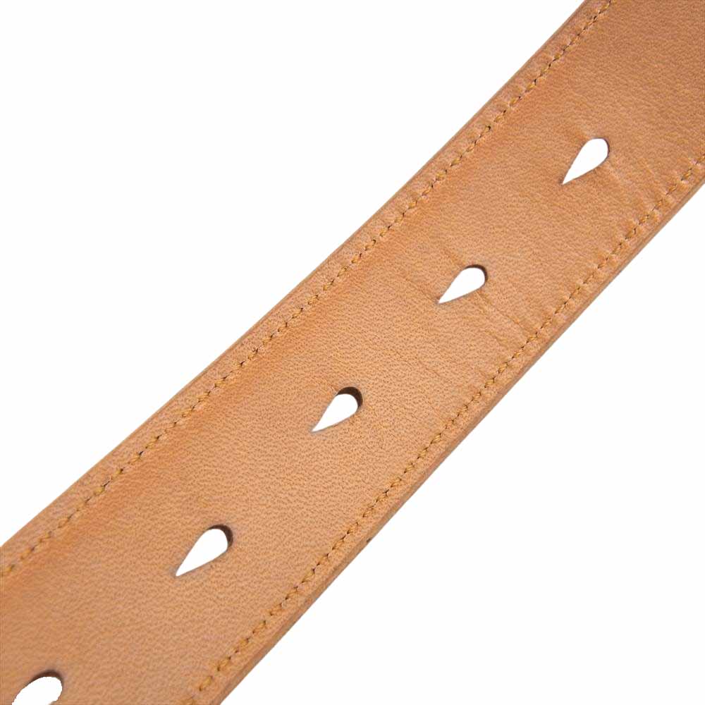 ORGUEIL オルゲイユ OR-7228 FEATHER EDGE BELT フェザー エッジ ベルト ブラウン系【新古品】【未使用】【中古】