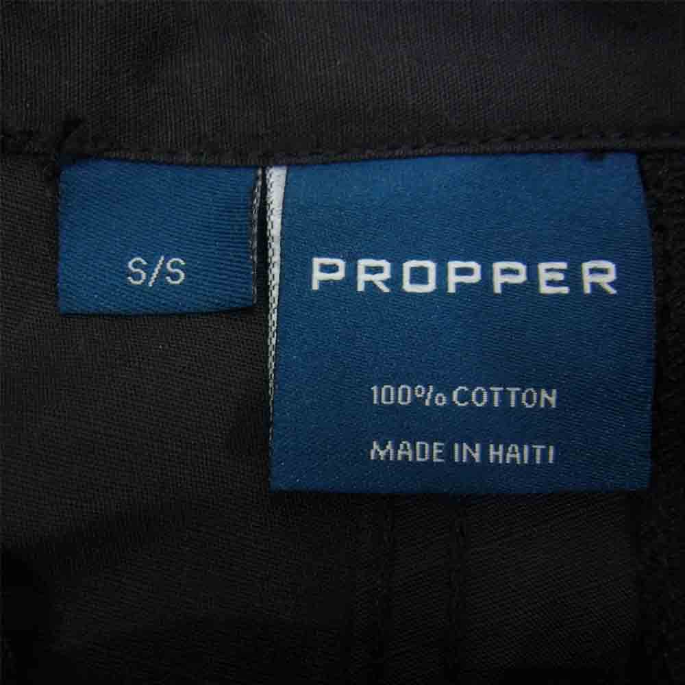 プロッパー  F5201 BDU TROUSER BUTTON FLY リップストップコットン カーゴ パンツ ブラック ブラック系 S/S【中古】